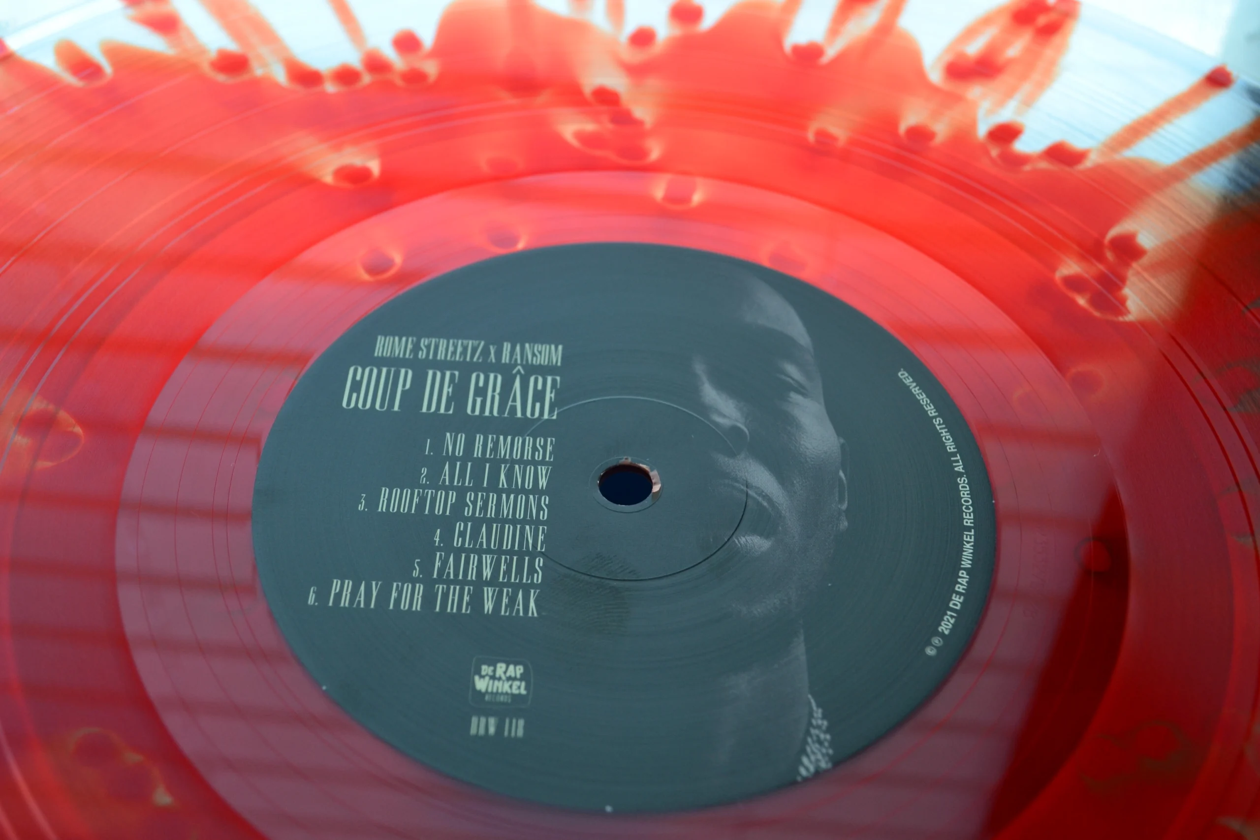 Rome Streetz & Ransom - Coupe De Grace (Red Mottled 1xLP)