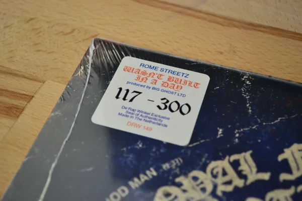 wasnt_built_in_a_day_numbered_webp Rome Streetz & Big Ghost LTD - Wasn't Built In A Day (White Splatter 1xLP)