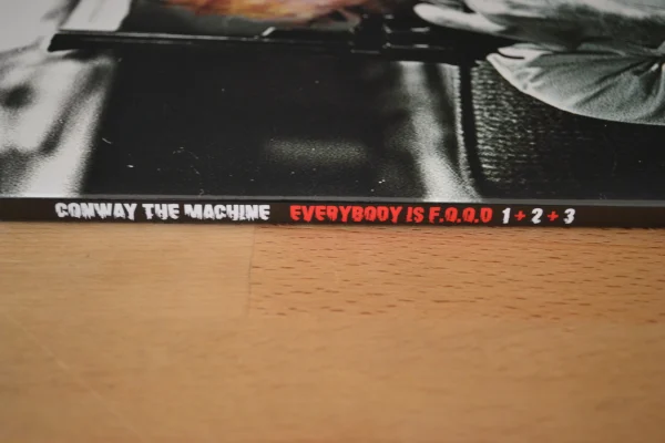 everybody_is_food_1_2_3_side_webp Conway The Machine - Everybody Is F.O.O.D Part 1, 2 & 3 (Black vinyl Tri-Fold 3xLP)