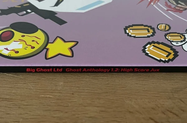 high_score_jux_spine_webp Big Ghost LTD - Ghost Anthology 1.2: High Score Jux (Black 2xLP)